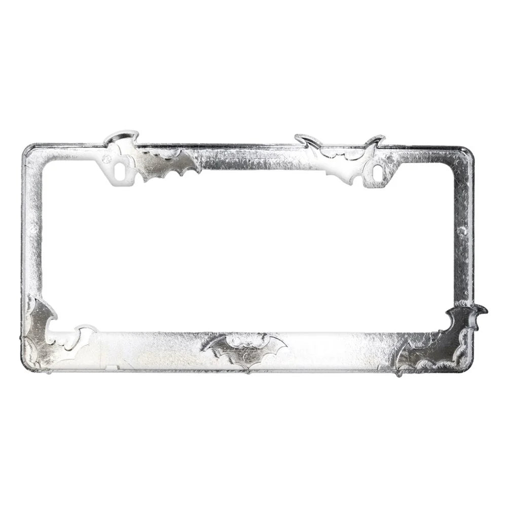 Bat License Plate Frame - Chrome