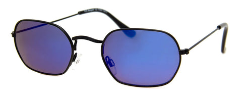 Intern - Black/Blue Mirror Sunglasses