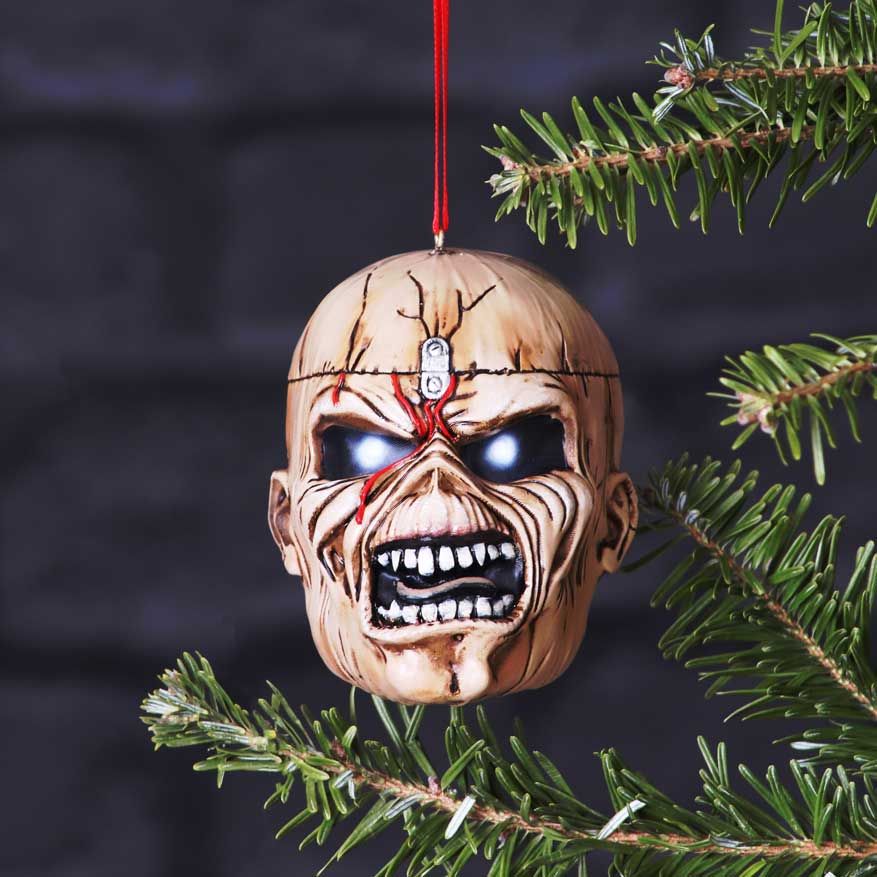 Iron Maiden Trooper Eddie Head Hanging Ornament