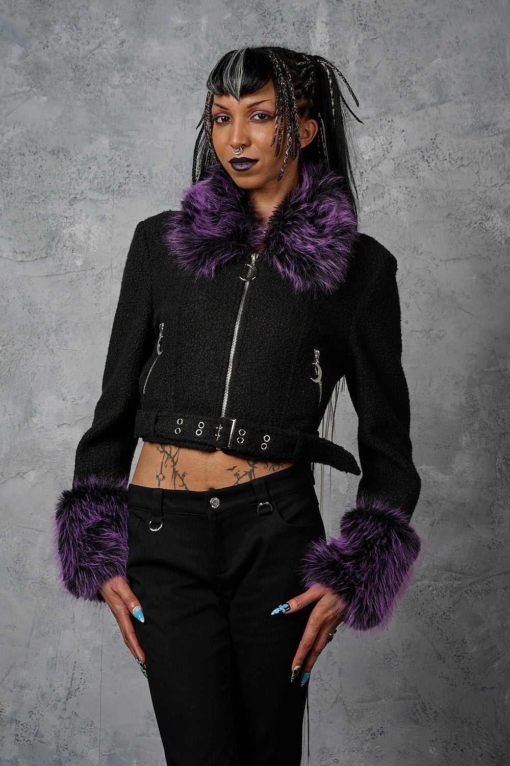 Black/Purple Cold Spell Jacket