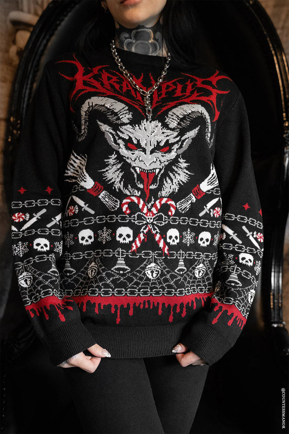 Krampusnacht Knit Xmas Sweater