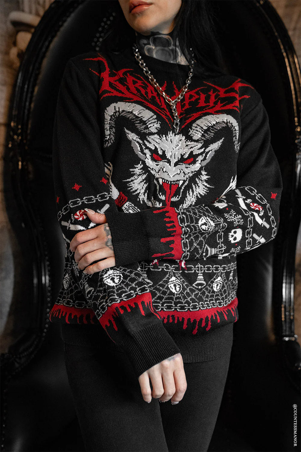 Krampusnacht Knit Xmas Sweater