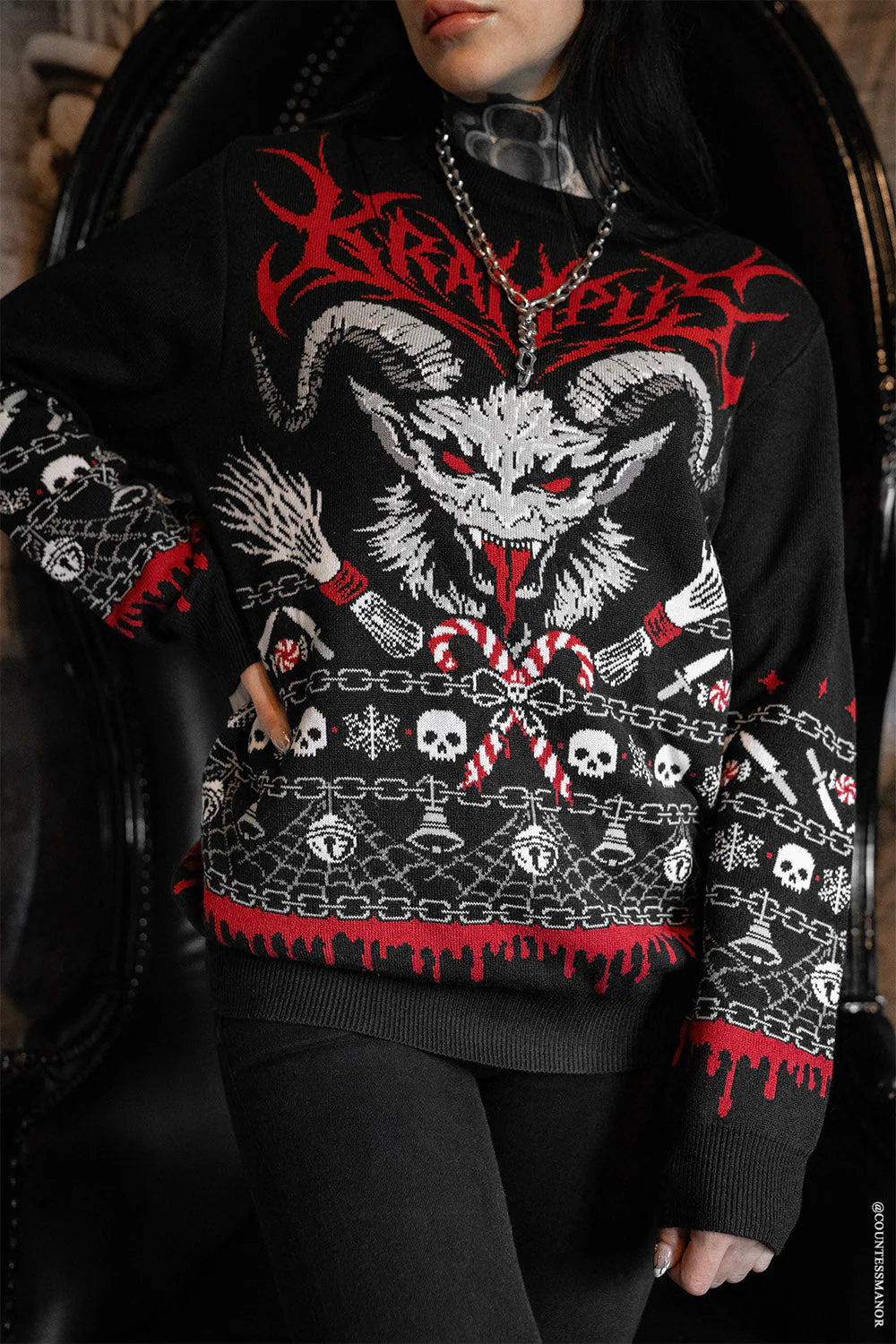 Krampusnacht Knit Xmas Sweater