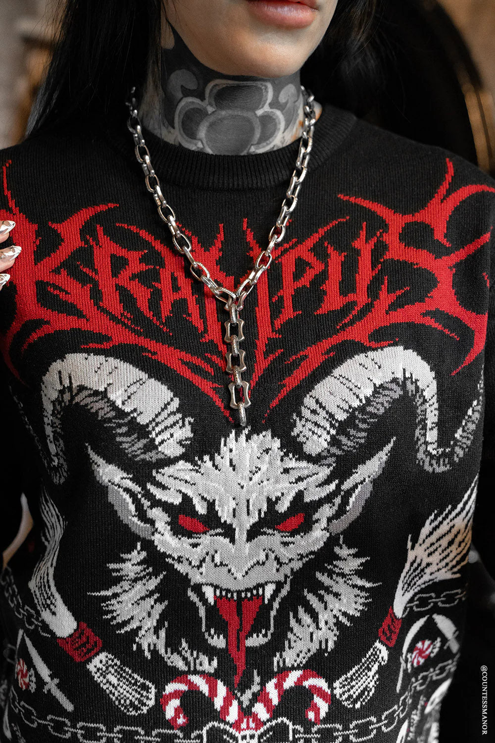 Krampusnacht Knit Xmas Sweater