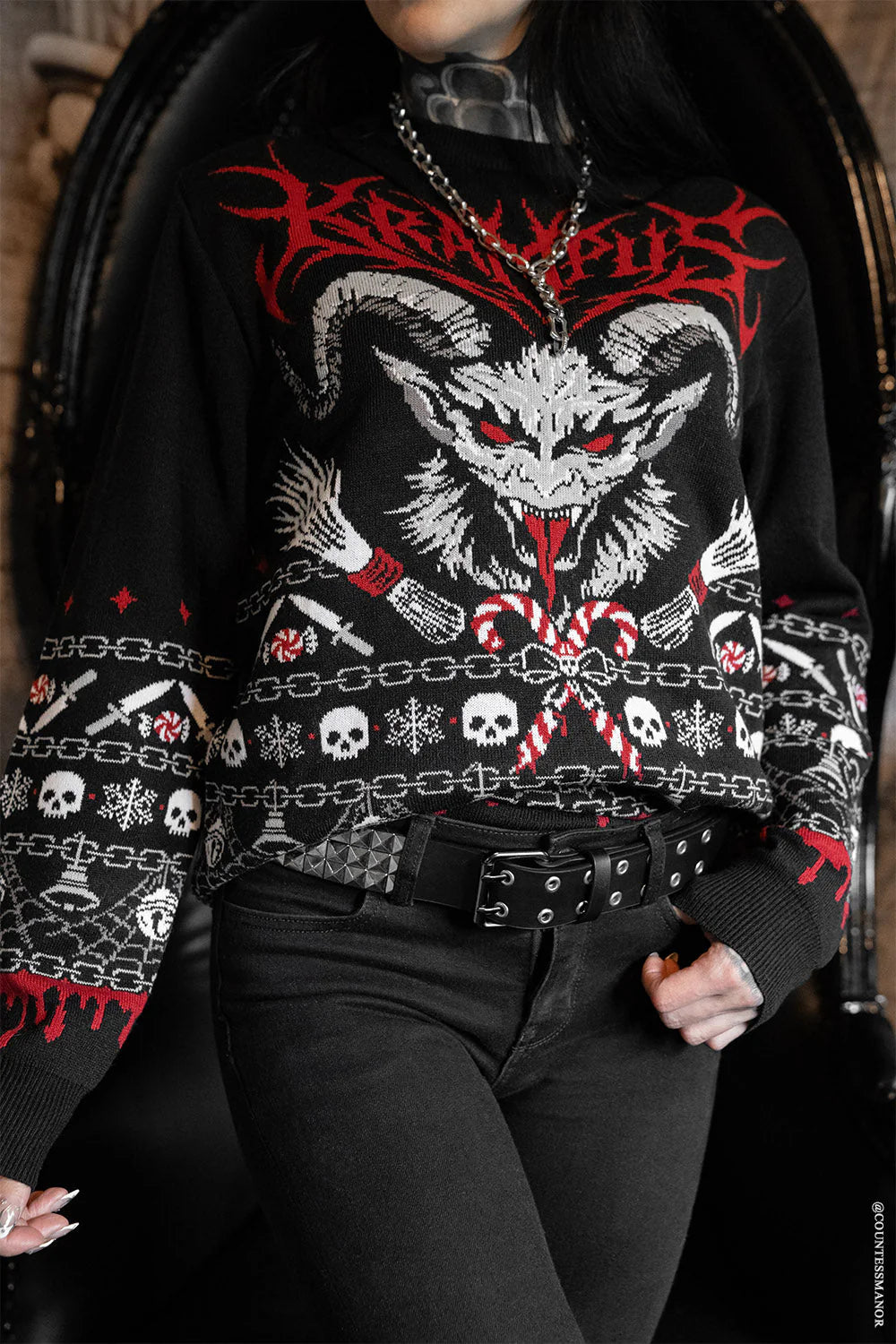 Krampusnacht Knit Xmas Sweater