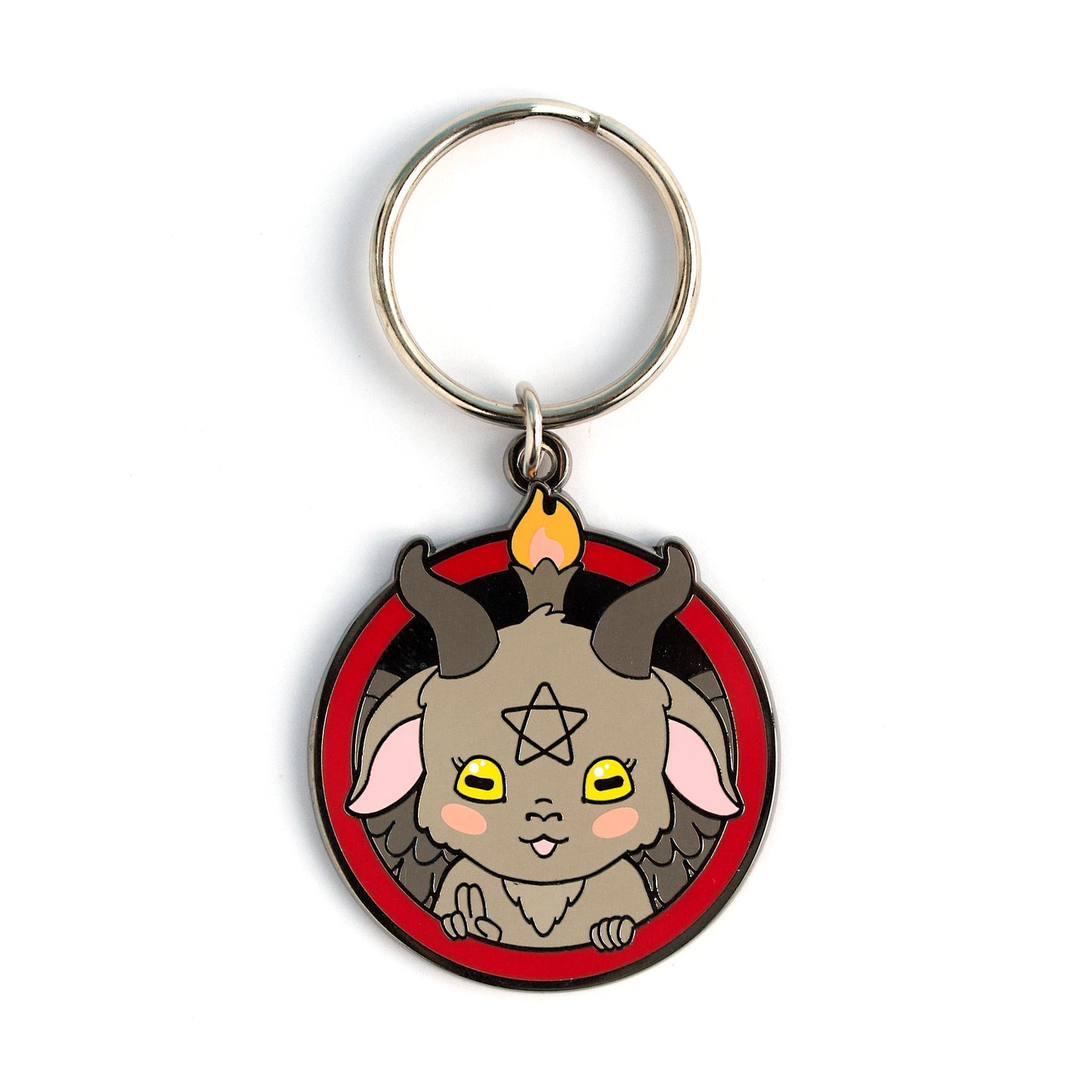 Baphomet Keychain