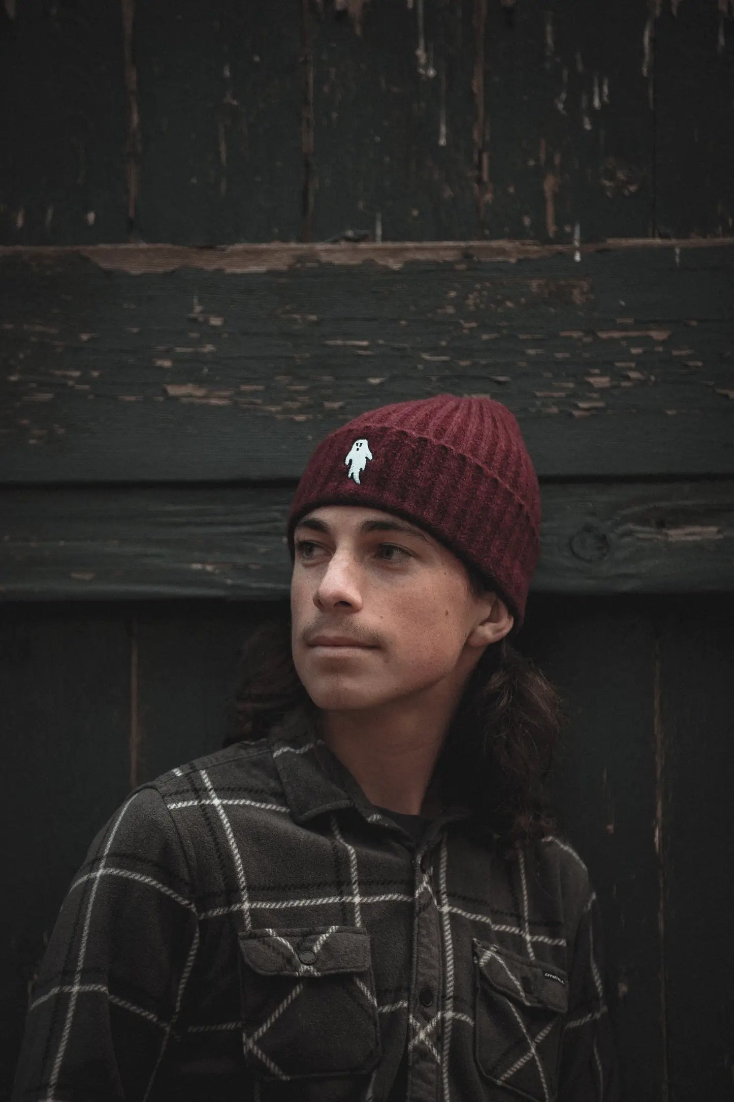 Knit Beanie | Cinnamon Red