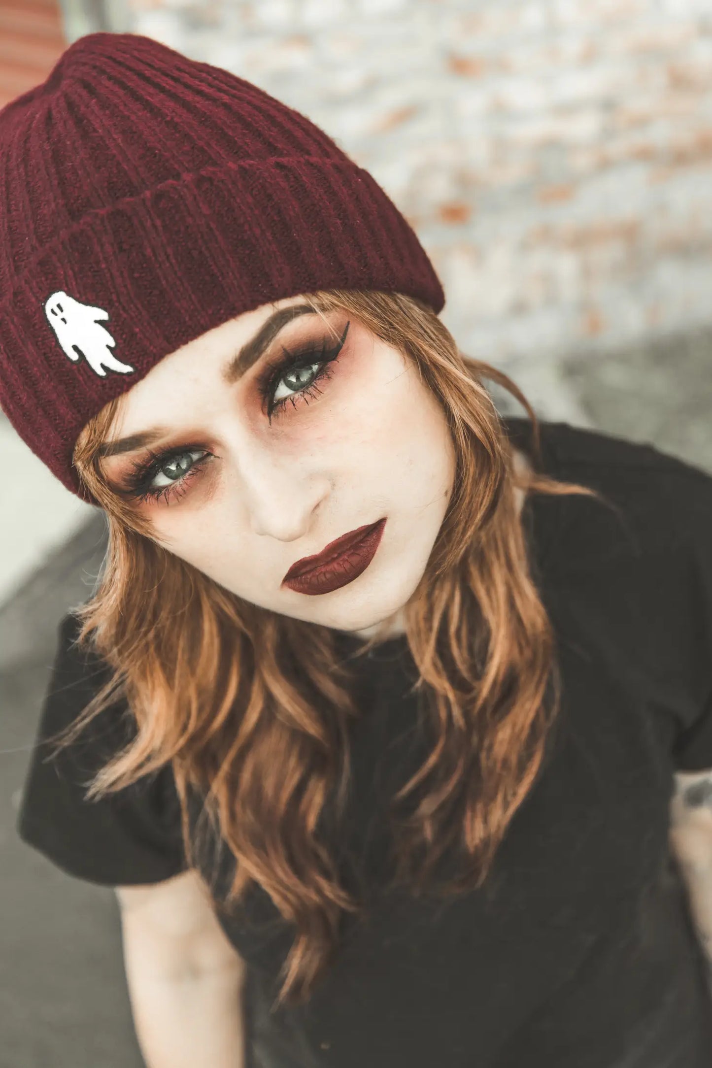 Knit Beanie | Cinnamon Red