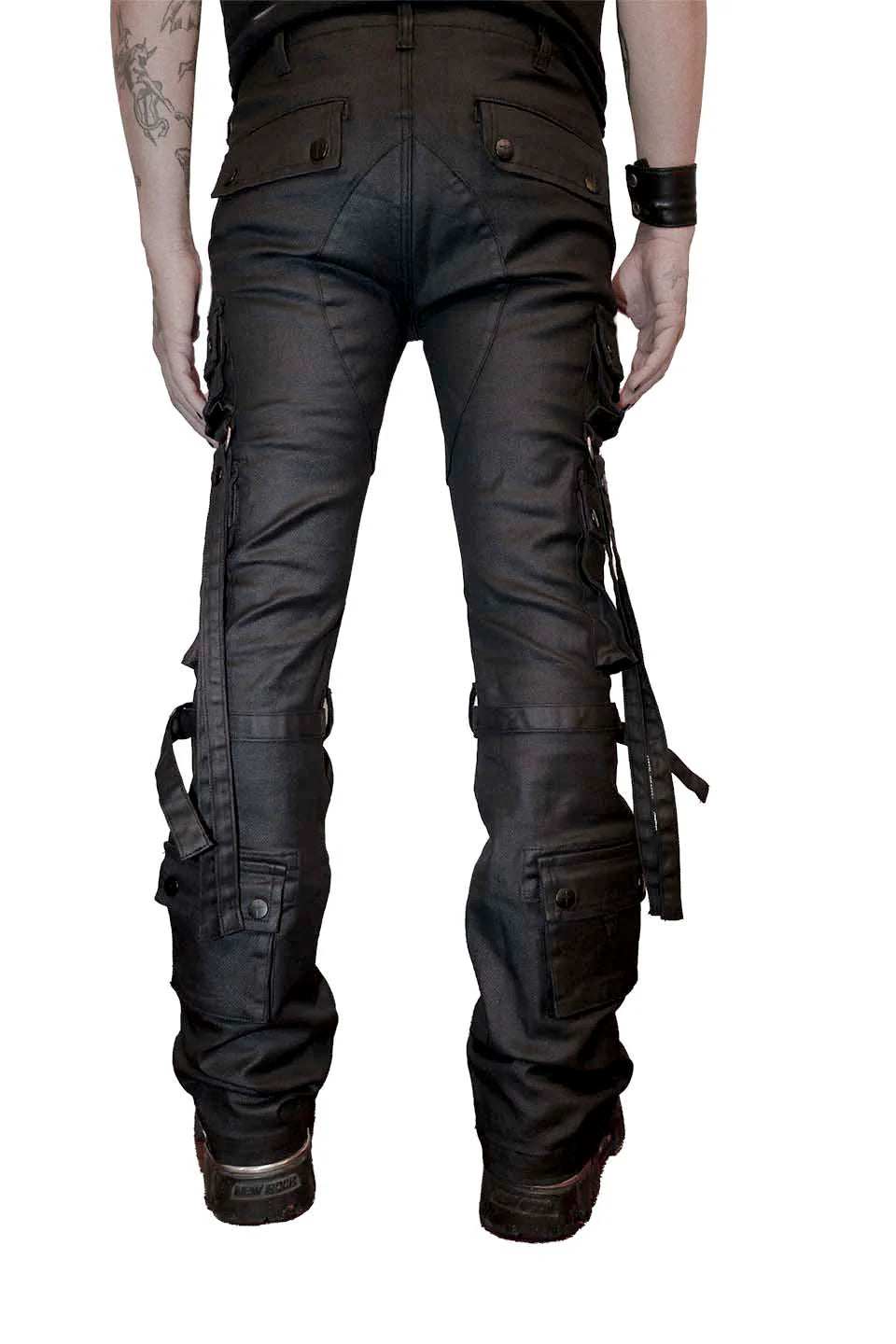 Future Division Wasted Waxed Unisex Cargo Jeans