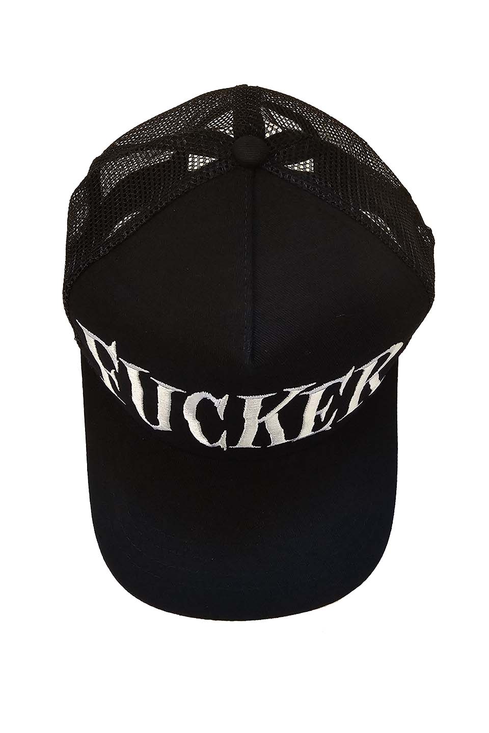 Fucker Trucker Black Snapback Hat
