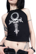 Lip Service X Riddick Death Ankh Halter Top