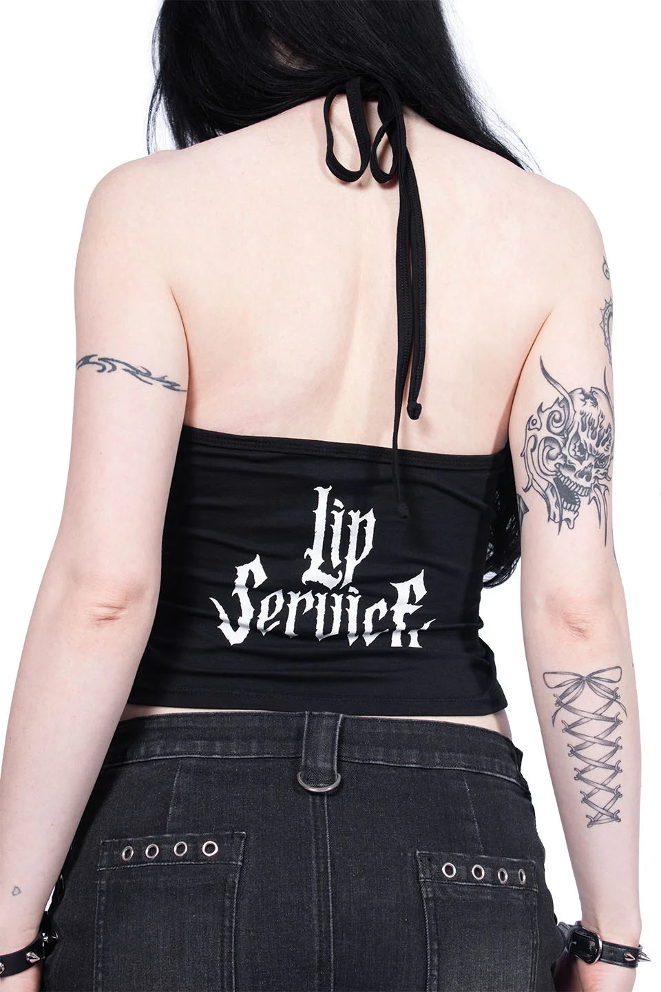 Lip Service X Riddick Death Ankh Halter Top