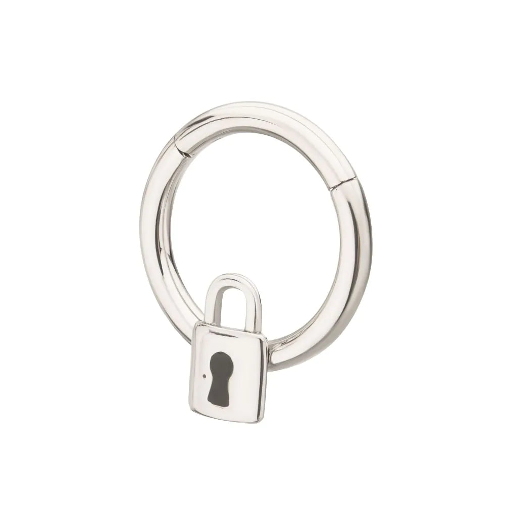 Lock Front Facing Hinged Septum Clicker