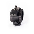 Leather Wristband with Lock & Key Charm