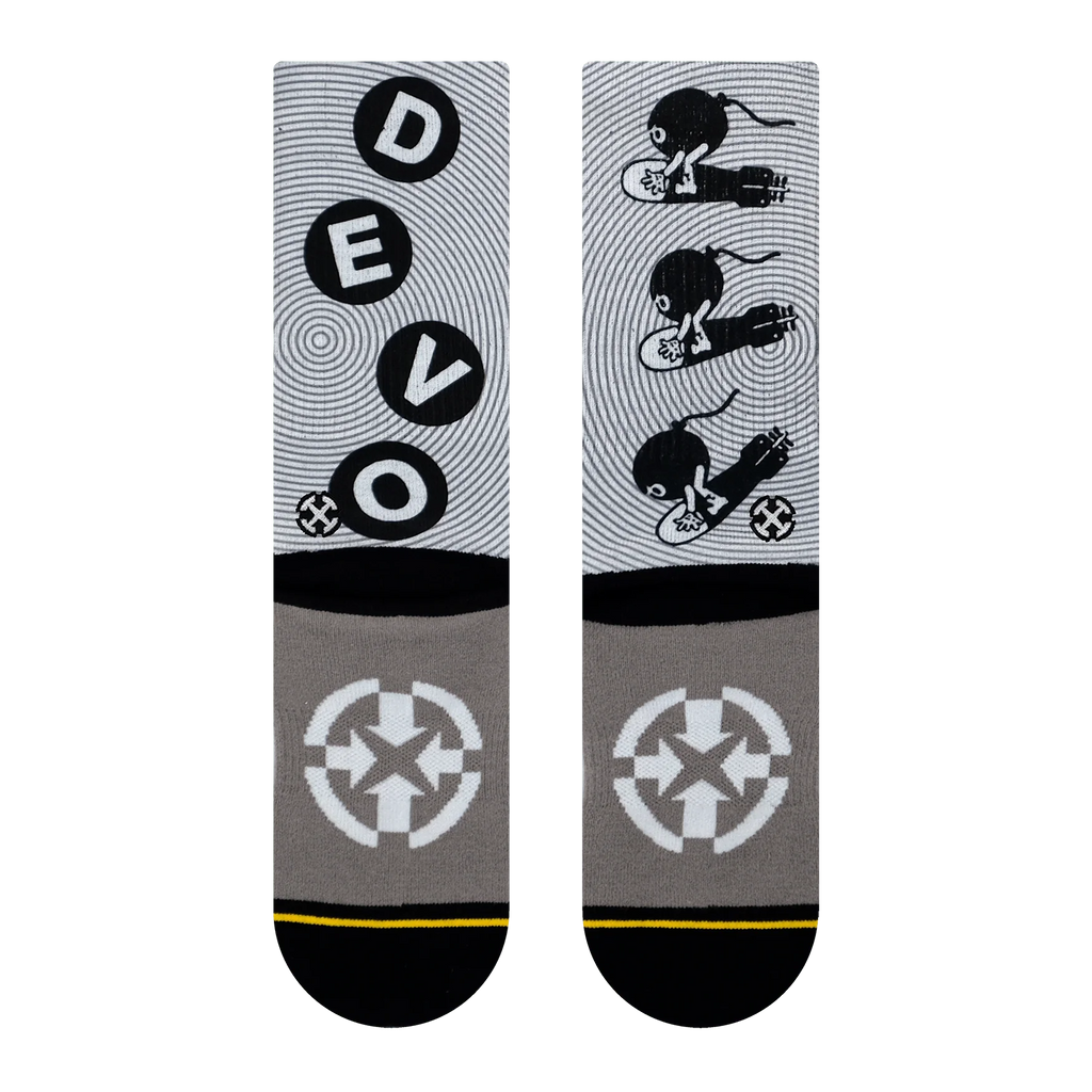 DEVO Bombs Away Crew Sock