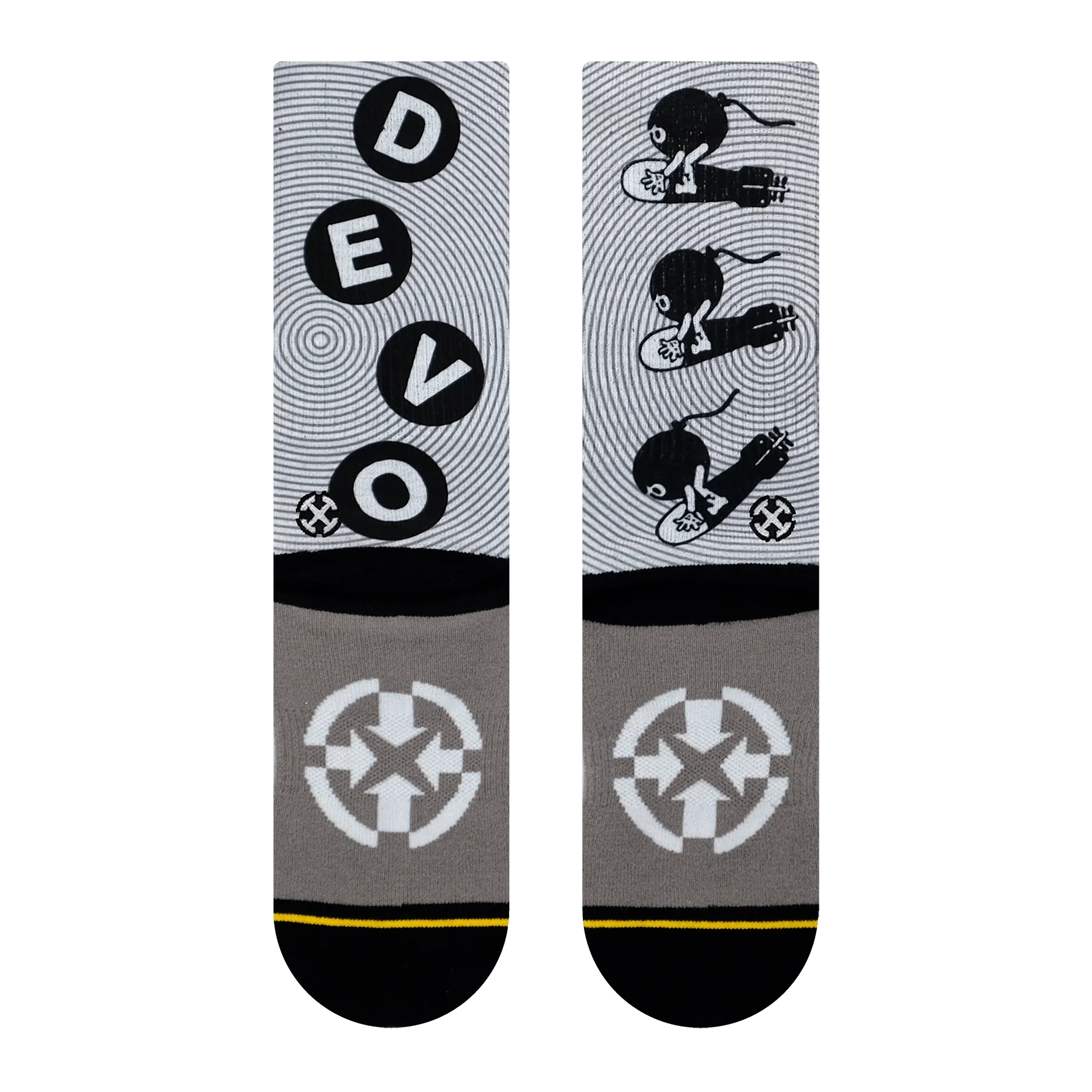 DEVO Bombs Away Crew Sock