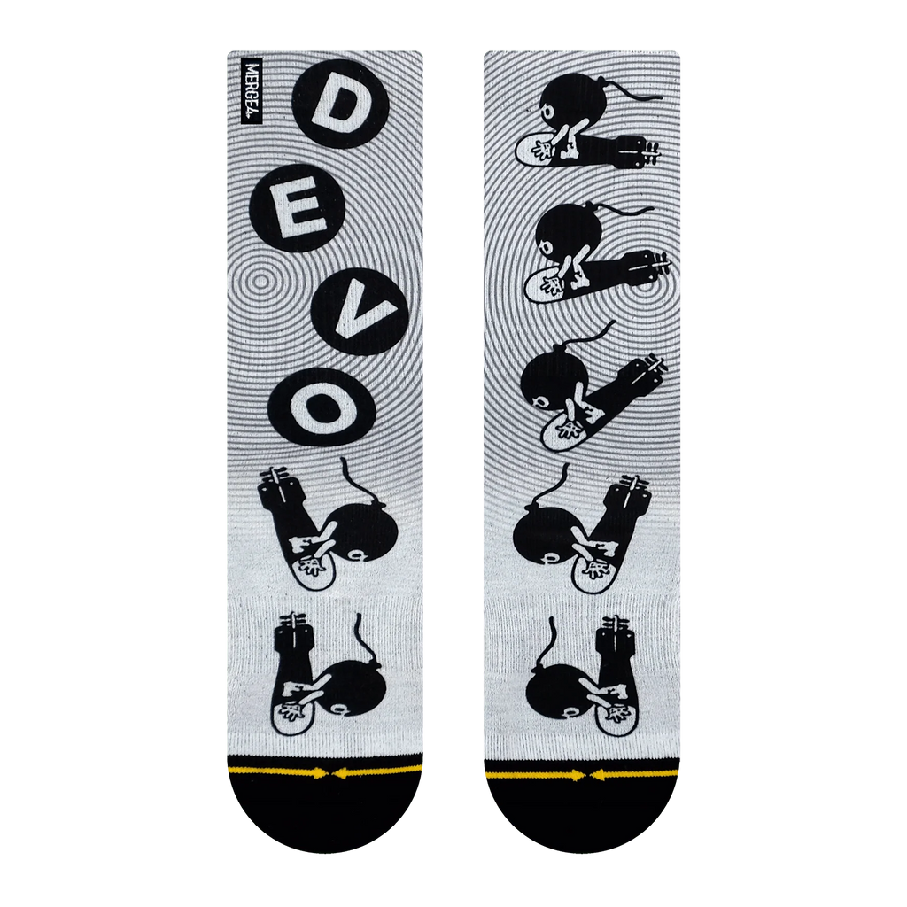 DEVO Bombs Away Crew Sock