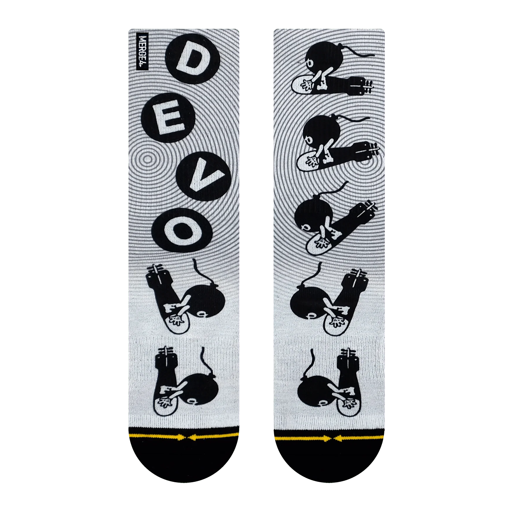 DEVO Bombs Away Crew Sock