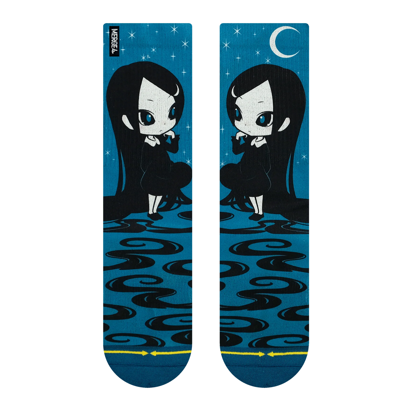 Ryo Taniguchi Girl of the Dark Night Crew Socks