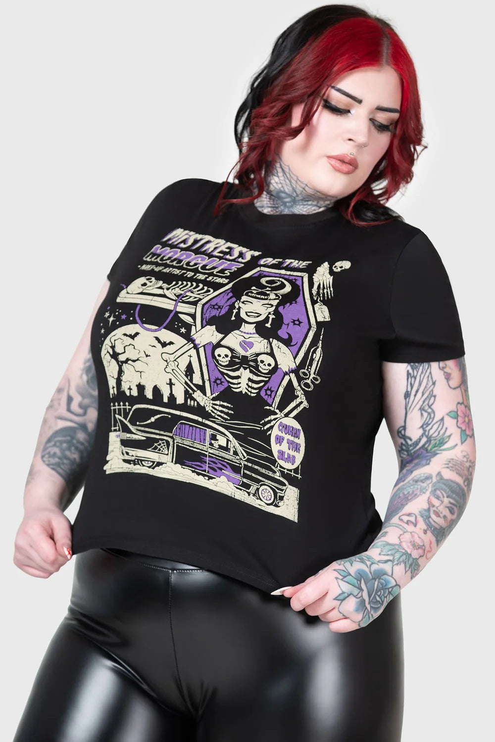 Mistress Of The Morgure Fitted Tee