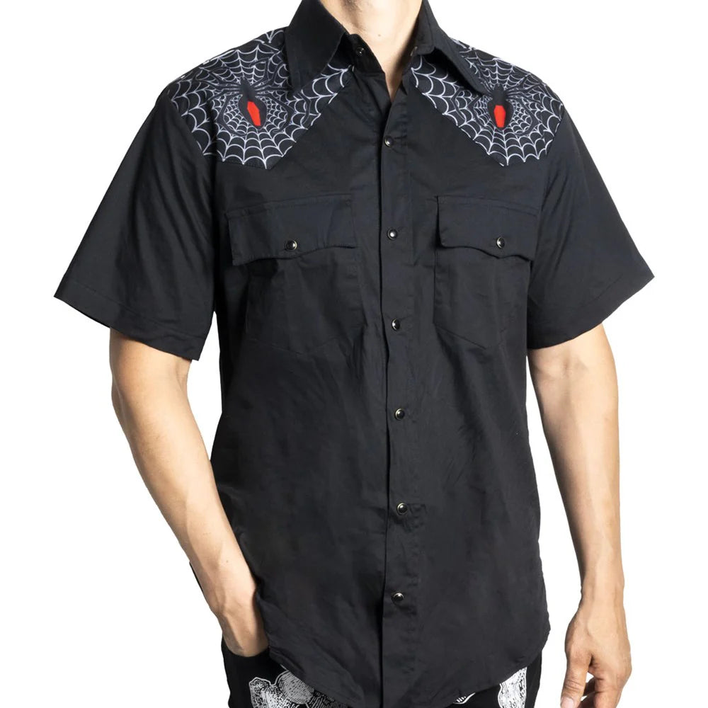 Black Widow Western Shirt