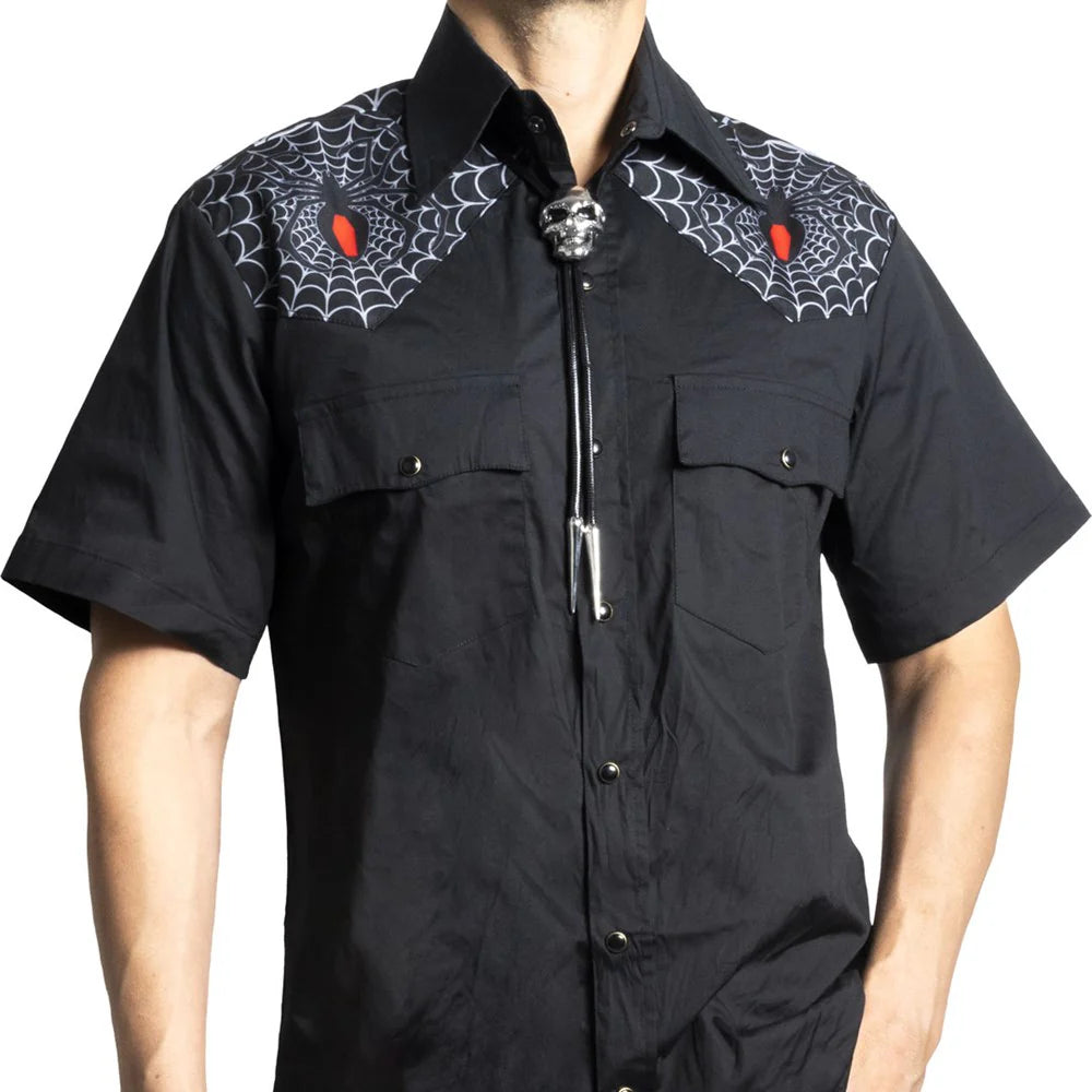 Black Widow Western Shirt