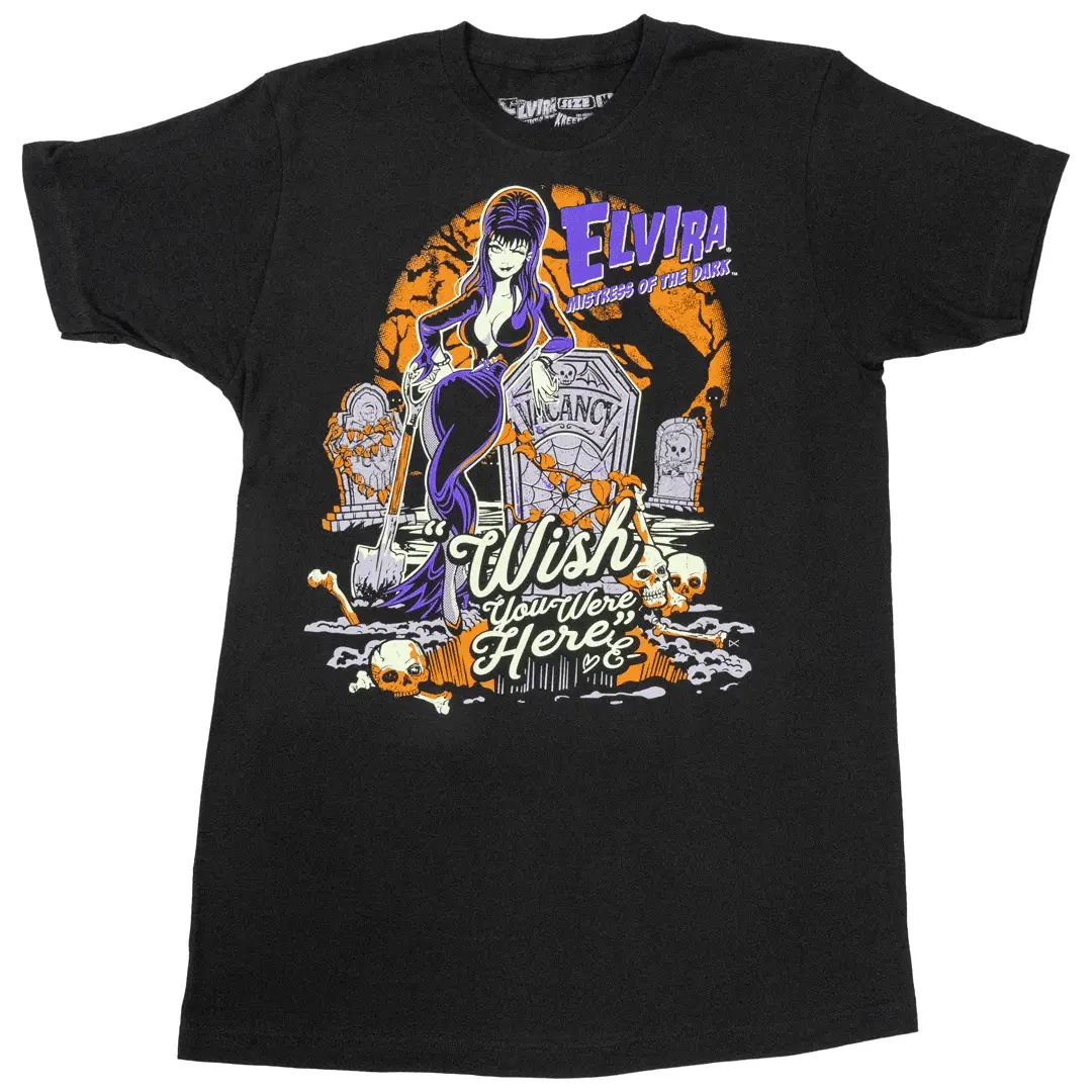Elvira Wish You Were Here Unisex T-Shirt