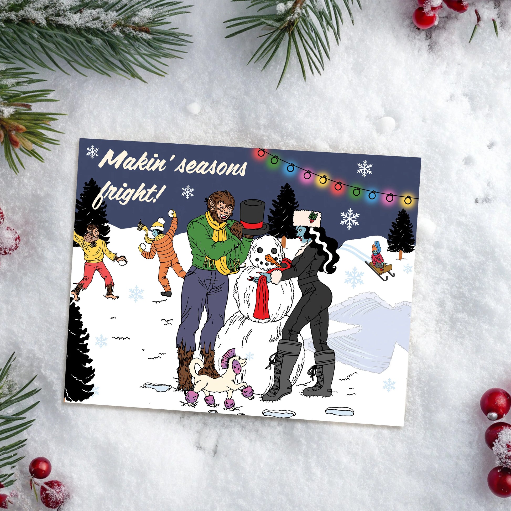 Fright Creepmas Greeting Card