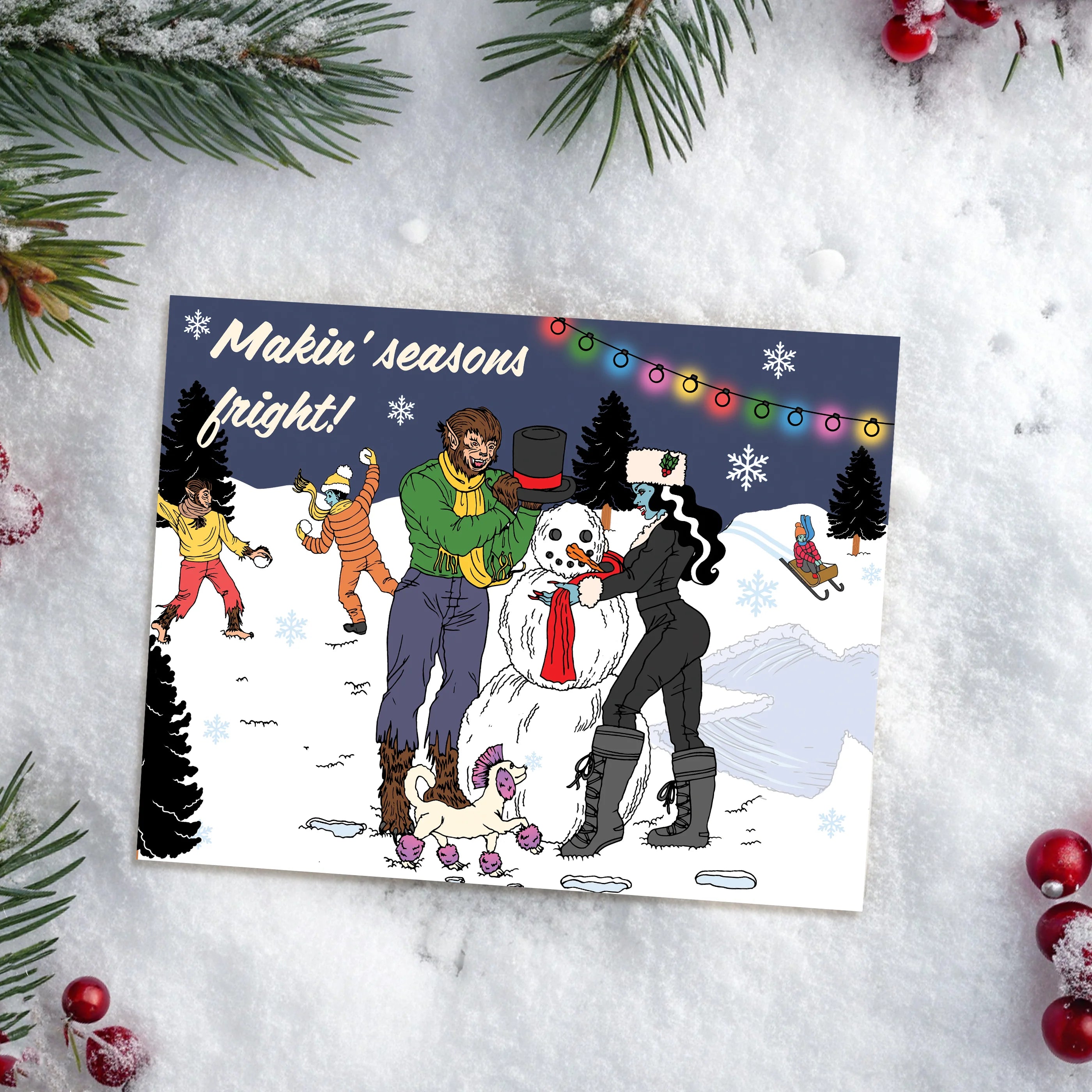 Fright Creepmas Greeting Card