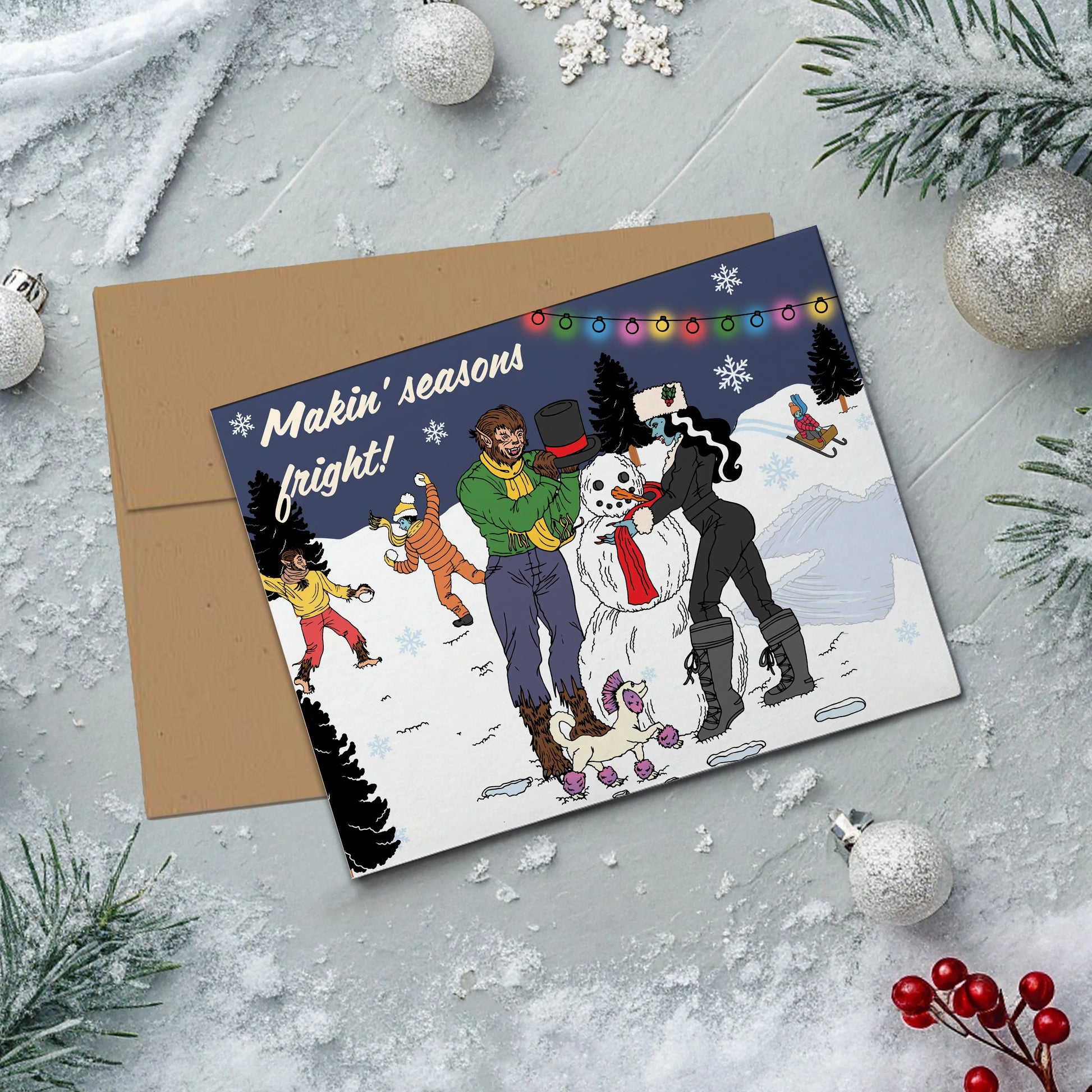 Fright Creepmas Greeting Card