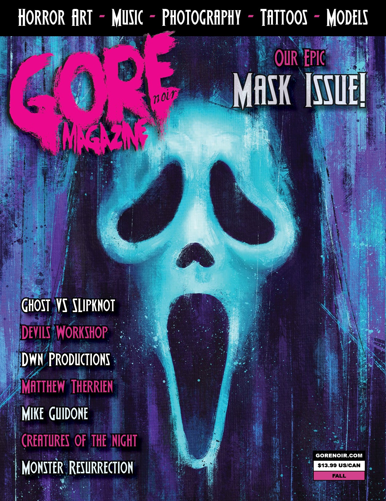 Gore Noir Magazine - The Epic Mask Issue
