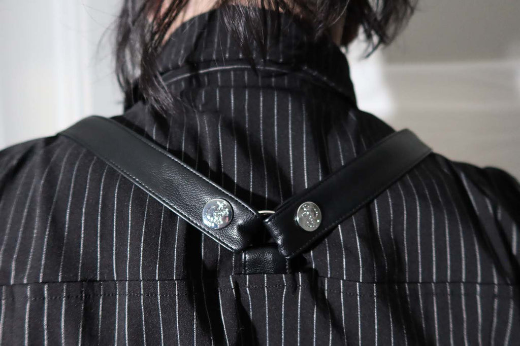 Men's Pinstriped Short Sleeve Gangsta Pranksta Shirt - The Fixer