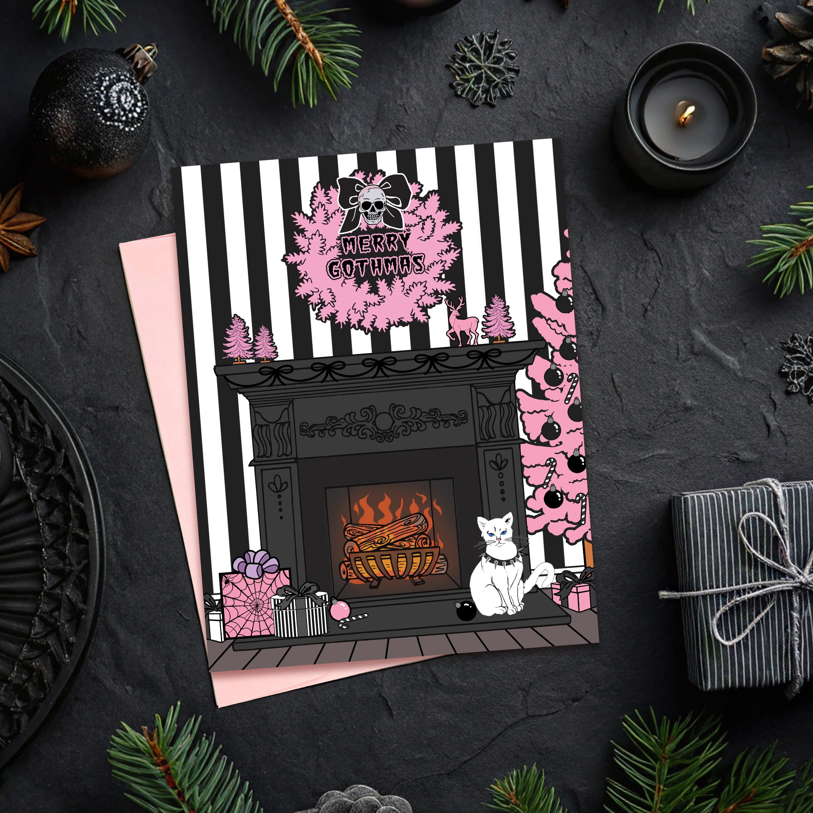 Merry Gothmas Greeting Card