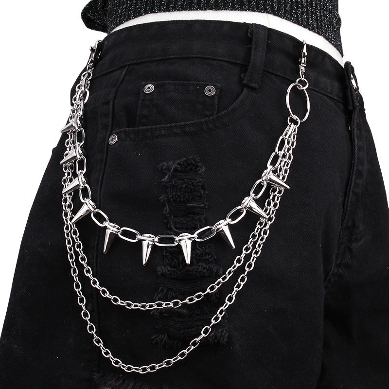 Metal Rivet Waist Chain