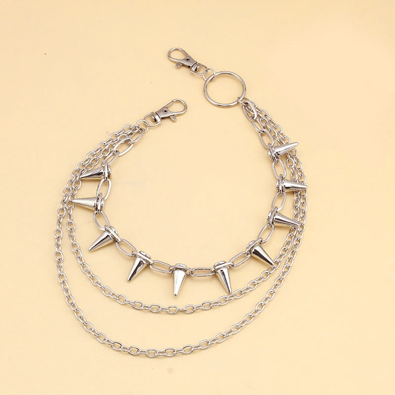 Metal Rivet Waist Chain