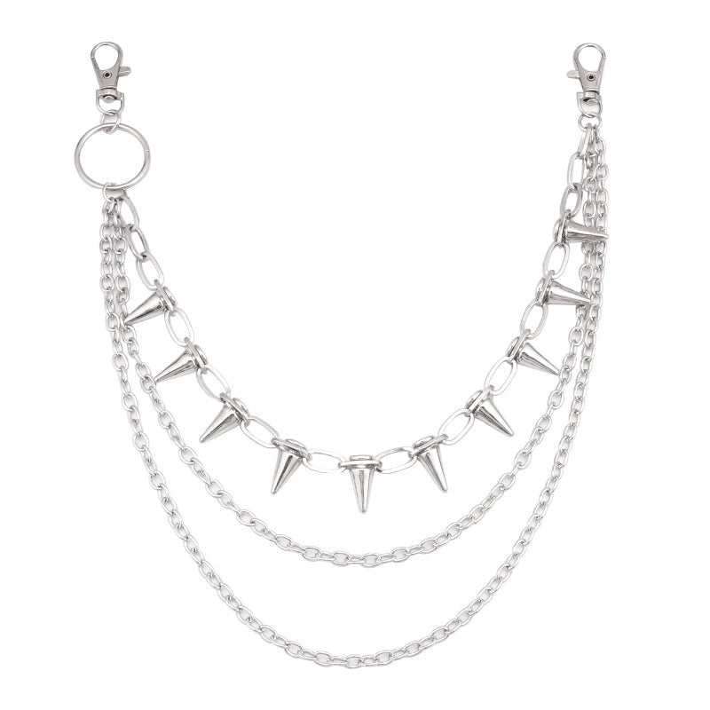 Metal Rivet Waist Chain