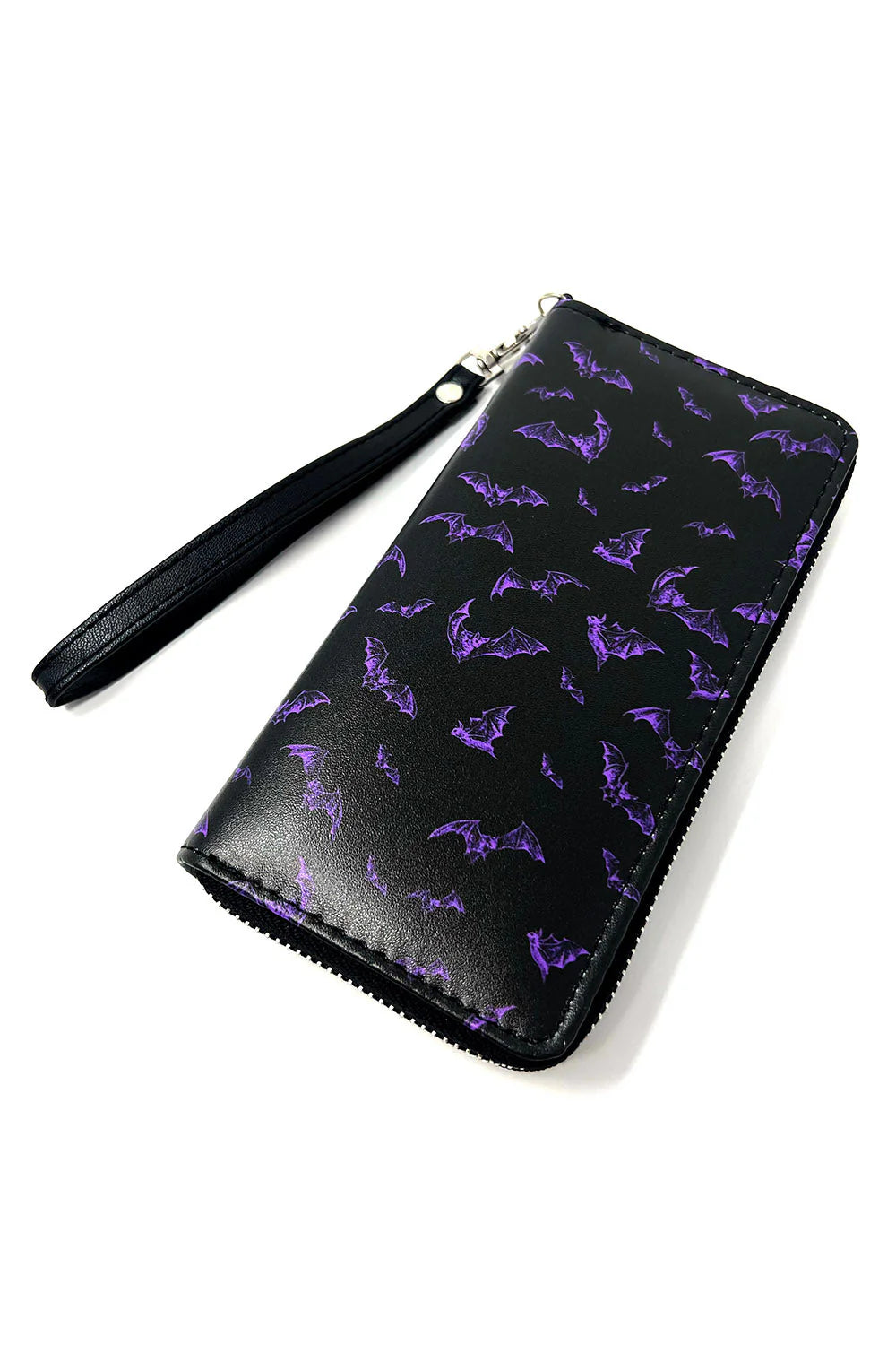 Midnight Bats Wallet - Purple