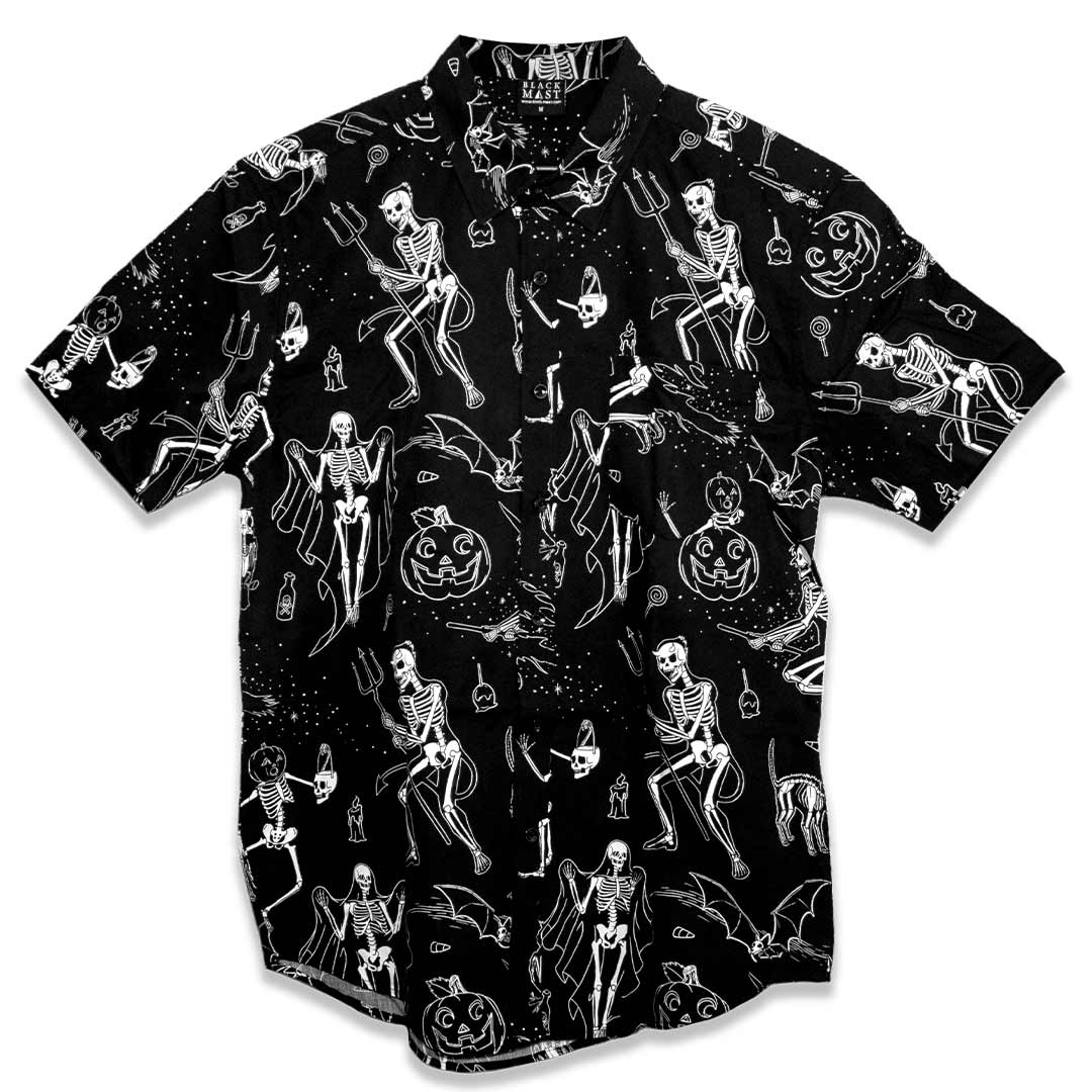 Midnight Mischief Button-Down Shirt (Unisex)