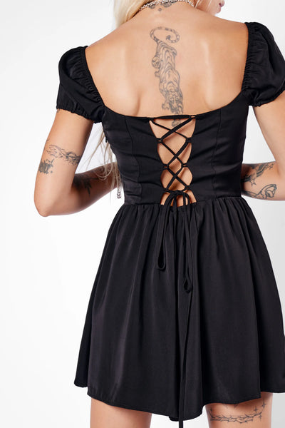 Nevermore Lace-Up Playsuit.