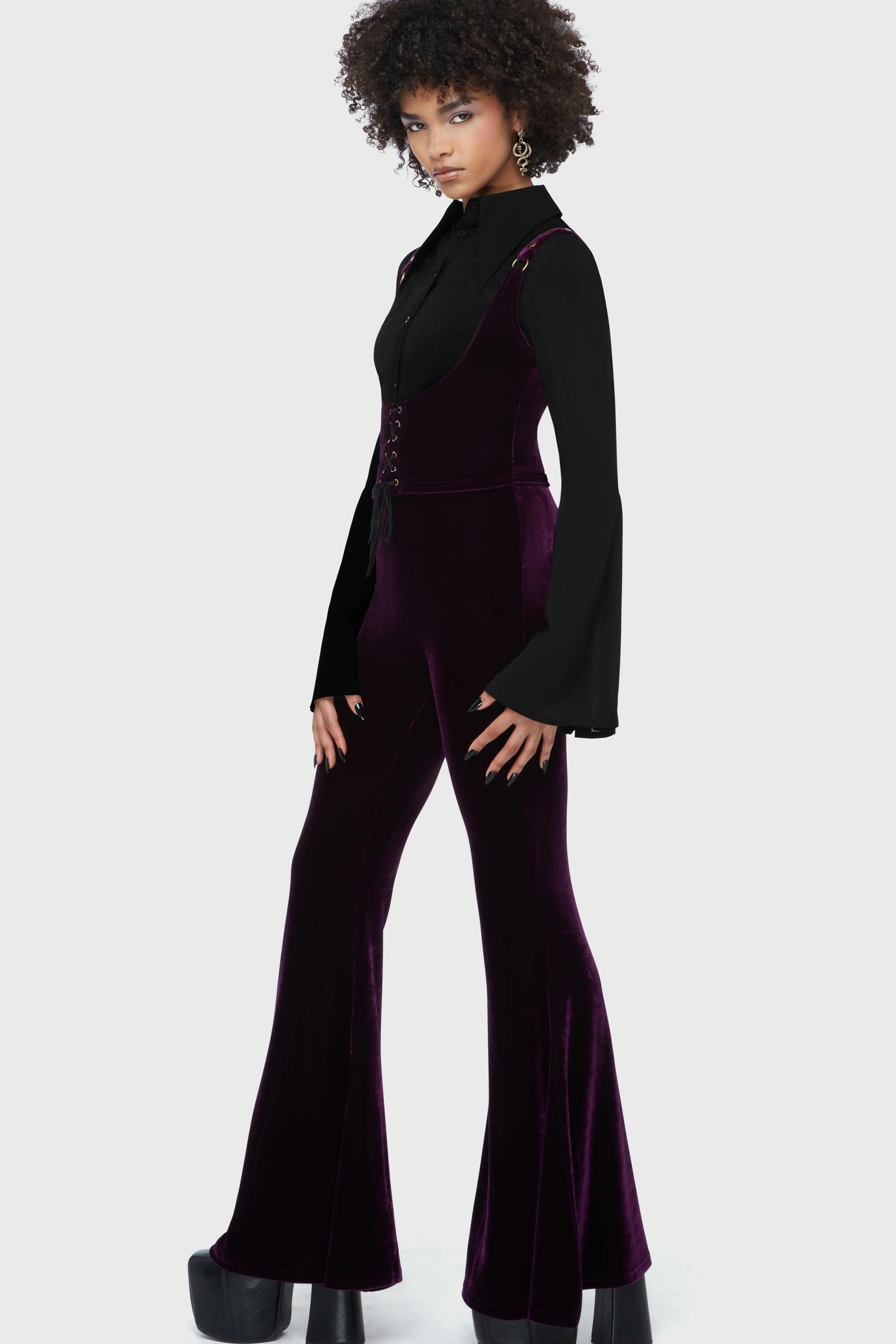 Night Petal Underbust Corset Top