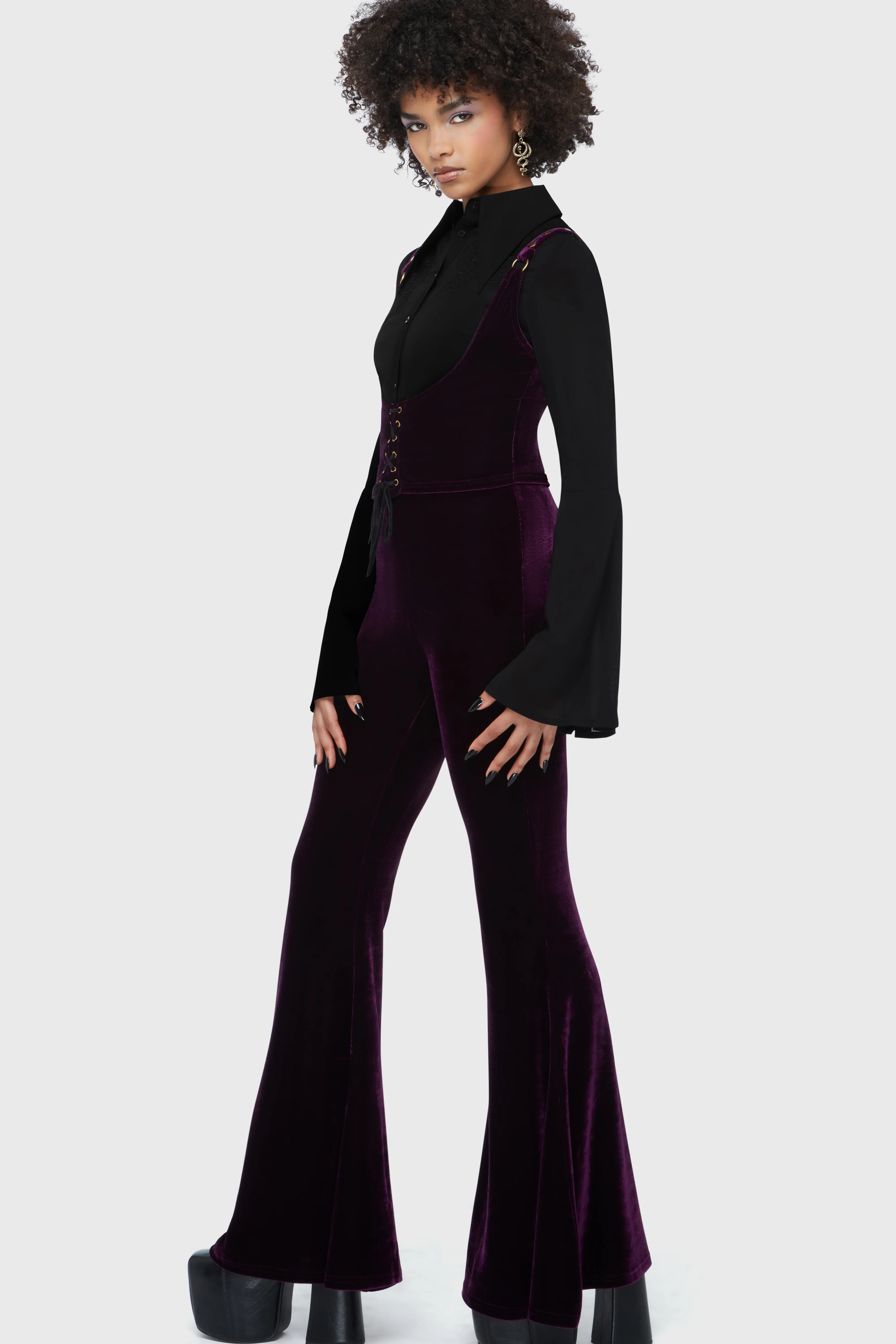 Night Petal Underbust Corset Top