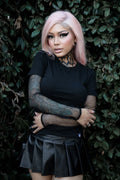 Nightshade Layered Fishnet Top