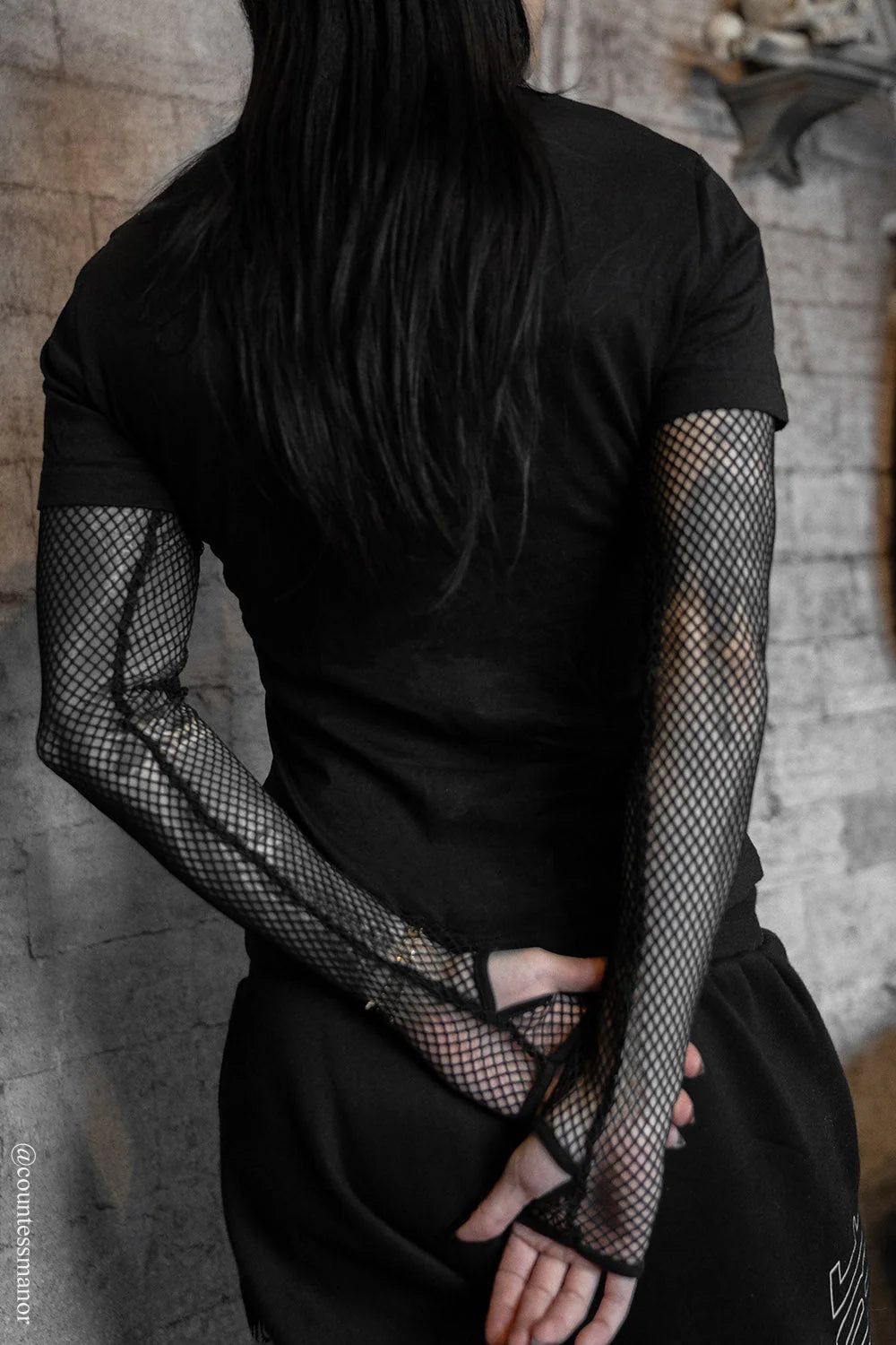 Nightshade Layered Fishnet Top