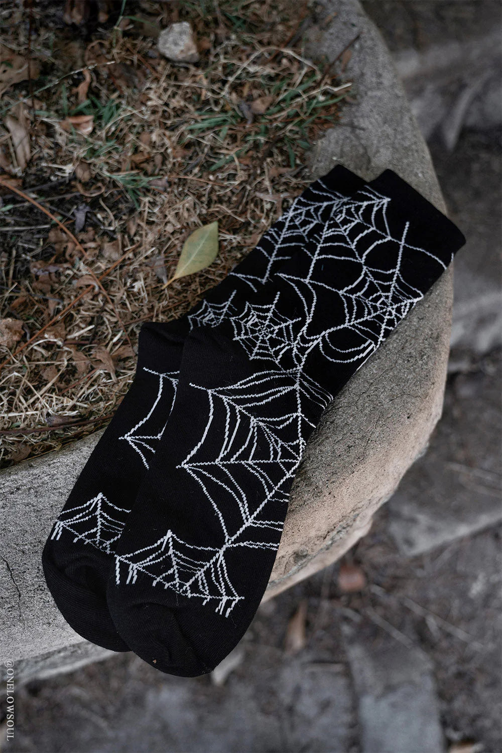 Nightweave Spiderweb Socks
