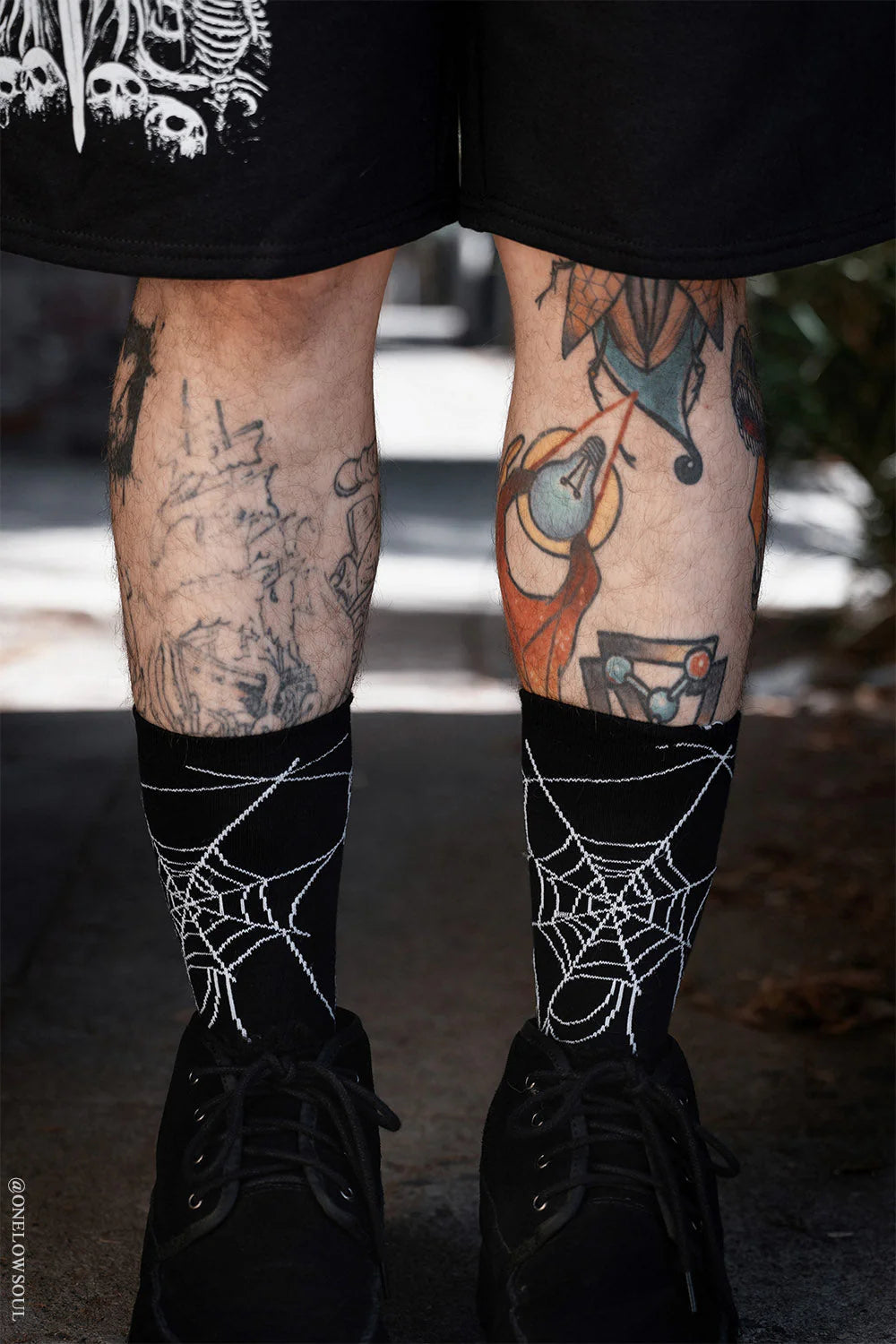 Nightweave Spiderweb Socks