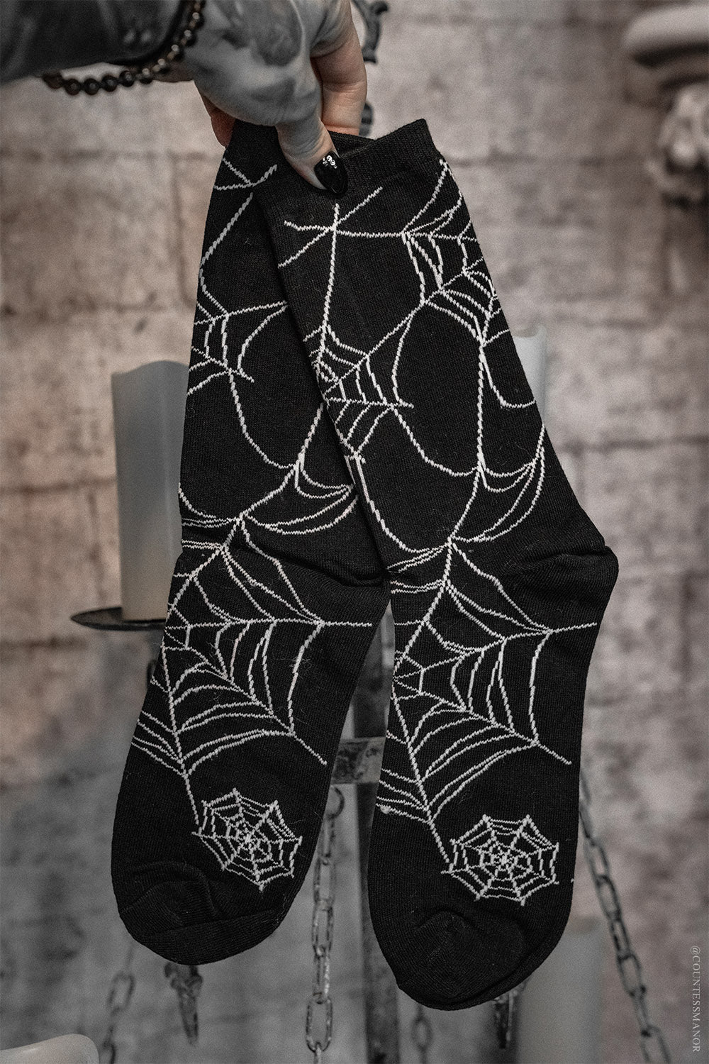 Nightweave Spiderweb Socks
