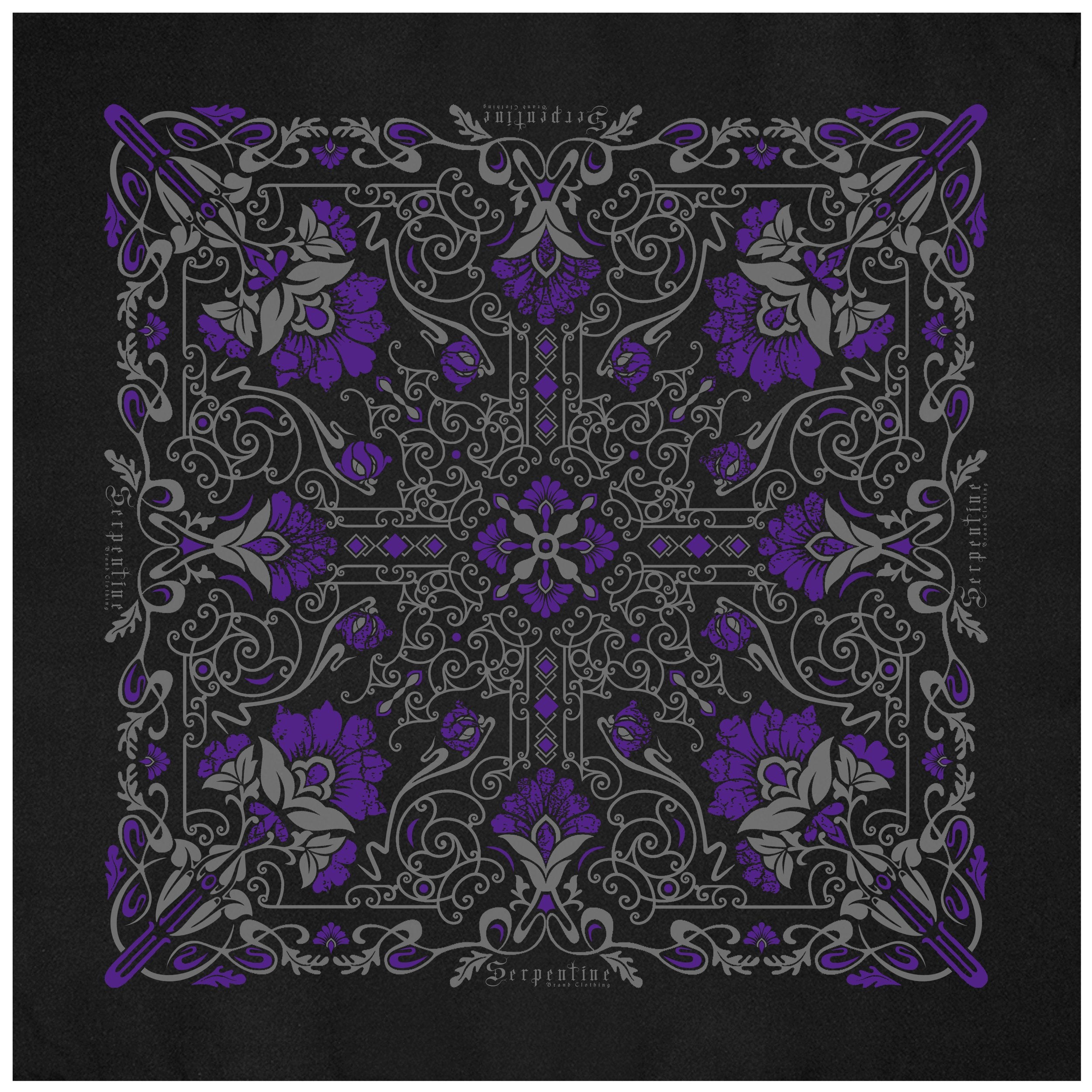 Orchids Nouveau Bandana