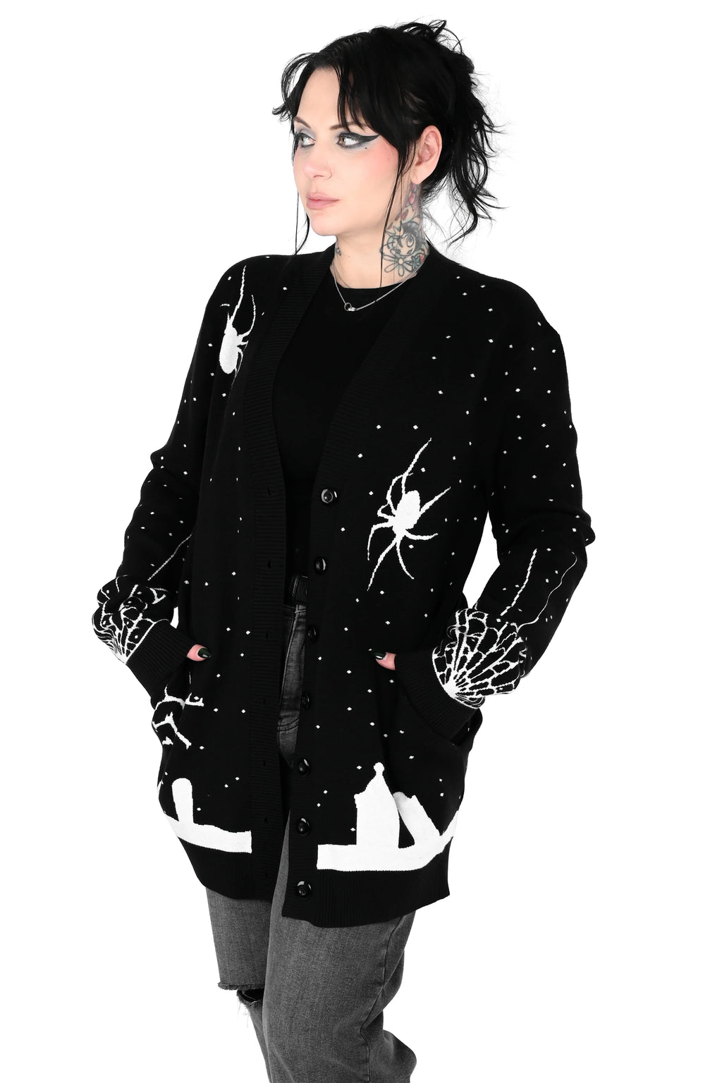 Old Burial Ground Cardigan Sweater