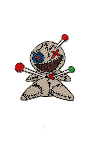 Ouchie Voodoo Doll Embroidered Patch