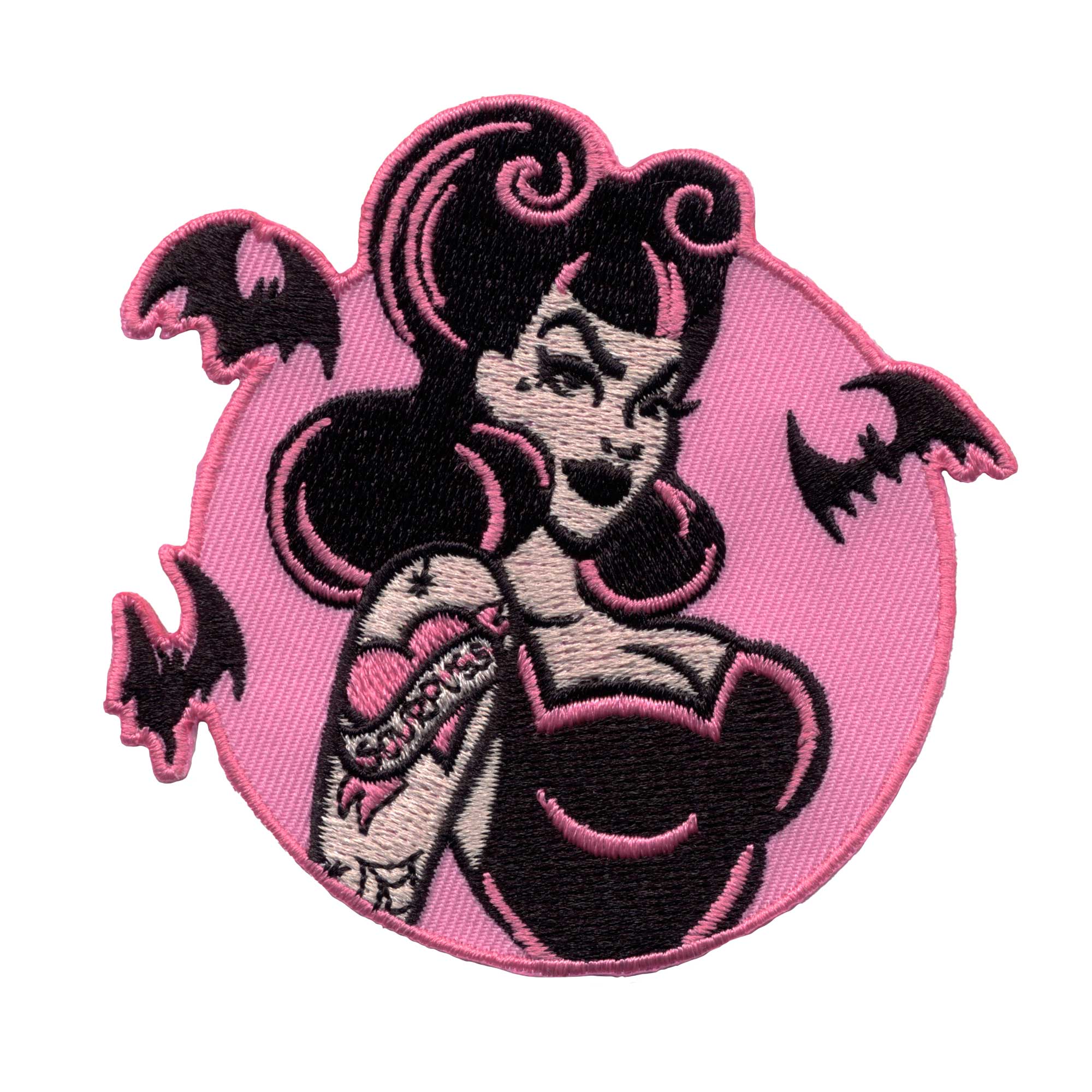 Spooky Pinup Embroidered Patch